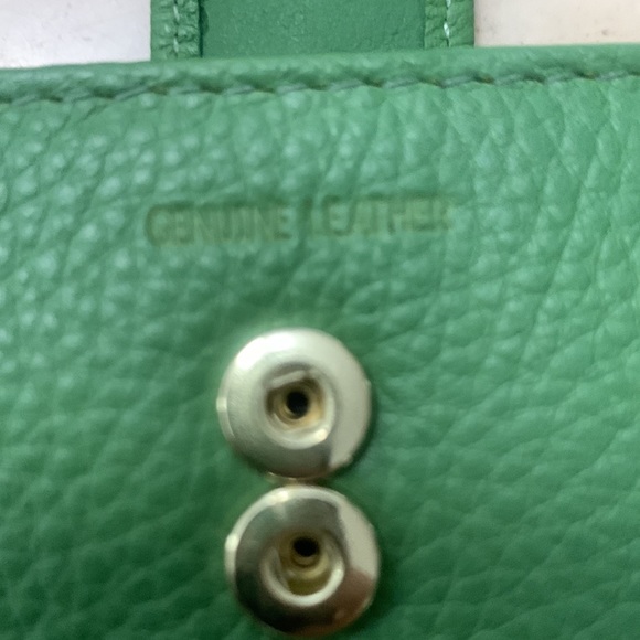 Vintage Genuine Leather Checkbook Wallet - Picture 3 of 9